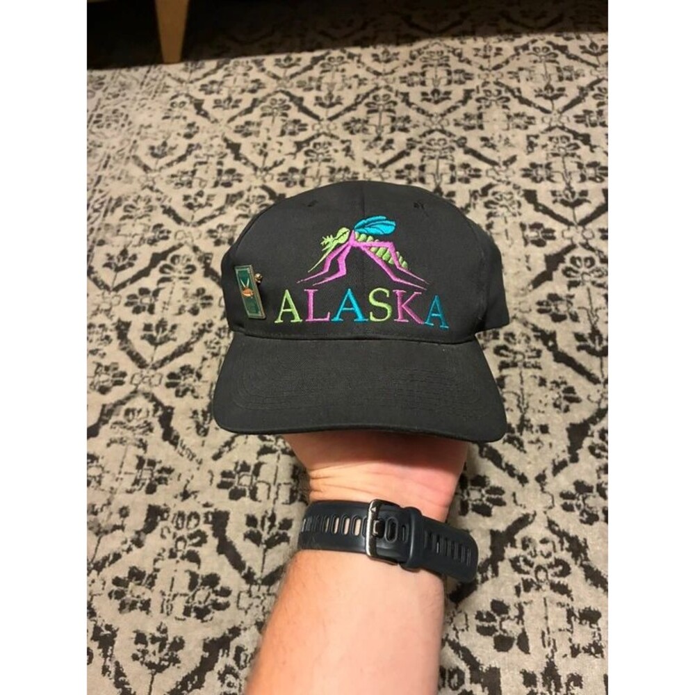 Vintage Alaska Embroidered Cap + Alaska Sushi Club Pin
